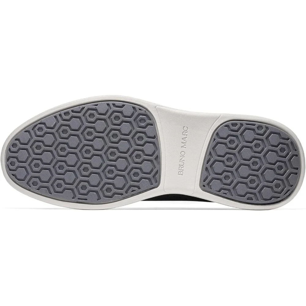⚡ Men's Grey Pu Max Flex Fashion Dress Sneakers Oxfords Classic Casual Shoes